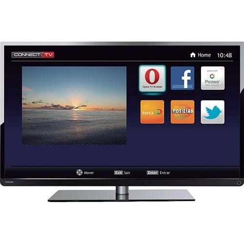 Smart Tv Led 40 Semp Toshiba Dl 40l2400i Full Hd Com Conver