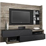 Estante Home Theater Tex Presence Milano/Preto - Caemmun