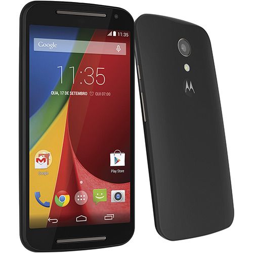 Motorola Moto G Dual Preto XT1033, Android 4.3, Processador Quad-Core 1.2GHz, Memória Interna 8GB, C