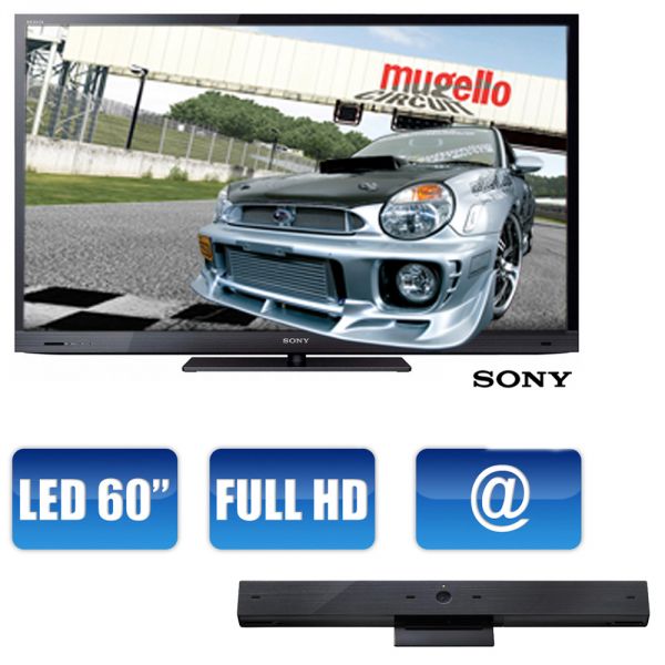 Smart TV LED 3D 60” Sony Bravia 60EX725 Full HD + Câmera com